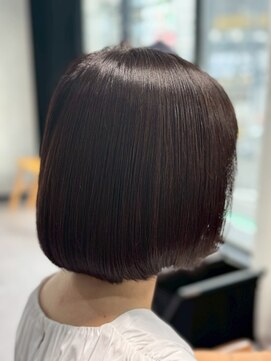 ルスリー 横浜店(Lsurii) 横浜駅/髪質改善縮毛矯正/黒髪/小顔