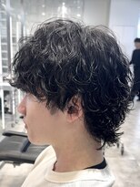 フィフスパーク(fifth PARK)&nbsp;シャドウパーマメンズマッシュウルフカット波巻きスパイラル渋谷