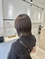 ビューバイネオリーブ 用賀店(Beau'r by neolive)&nbsp;黒髪クラゲヘアーオリーブグレー小顔ココアベージュ[用賀]