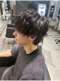 波巻きツイストスパイラルパーマ/フェザーパーマ/眉毛/メンズ
