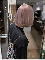 アッシュ 桜新町店(Ash) ラベンダーピンクのつやボブ