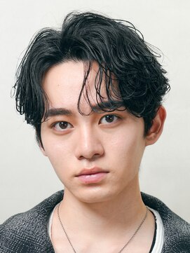 フィフス 札幌大通(fifth) 札幌センターパートフェザーパーマ毛流れニュアンスパーマ微分け