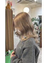 ディッセンバー 伊勢崎(December) 切りっぱなしボブ/ミニボブ/丸くないボブ/ヘーゼルベージュ