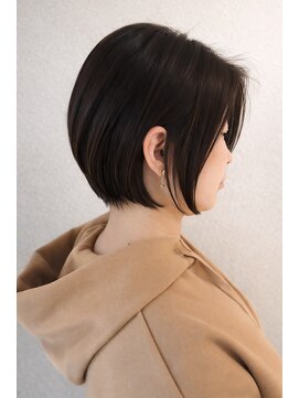ハートボックス 四谷店(Heart box) 首元がスッキリ見えるボブスタイル