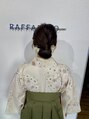 ルネッサンスヘアー ラファエロ(RAFFAELLO) 袴ヘア袴ヘアアレンジアップスタイルタイトヘア