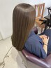 【オーガニック】ダメージレスカラーで、触りたくなるきれいなヘアに♪