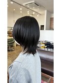 黒髪でも可愛いウルフカット◎10～30代に大人気！！