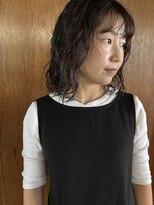 ヨロヘアー(YOLO hair)&nbsp;長めボブパーマ　大人女性　デジタルパーマ