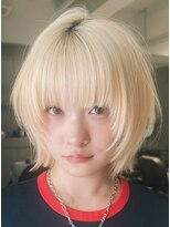 アンフィグ 吉祥寺(anfig)&nbsp;柔らかブロンドのコンパクトボブ