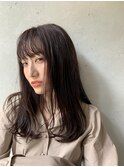 ストレート。自然体。濡れ感。