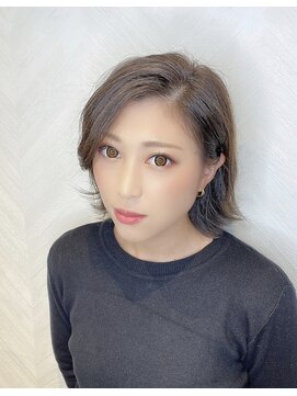 ロンド ストラーダ 心斎橋(Lond strada) 【津賀　涼】大人美人ショートイメチェンモードダークアッシュ