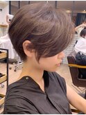 イルミナカラー×絶壁解消×前髪長め丸みとくびれショート☆
