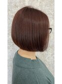 【SUGAR-B】艶ピンクカラー前下がりボブ