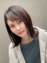 ナオキ ヘアー ドレッシング 銀座店(NAOKI HAIR DRESSING) 外ハネミディアムボブ【松田創太】
