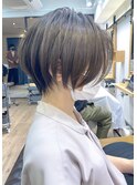 絶壁解消！大人ひし形ショートボブ/30代/40代【中村】