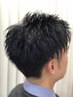 メンズカット＋シャンプーブロー ￥4000