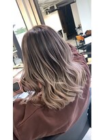 ラフ 難波店(LAFF)&nbsp;#黒髪#ボブルフ#ネビージュ#小顔#ワンレン