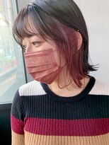 アイティー バイ アルバム 中野店(IT by ALBUM) インナーピンク_アースカラーくびれヘアツートンカラー_ba373193