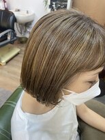 東京ヘアーサロン 白髪ぼかし×ハイライトカラー/20代/30代/40代/50代/北本/桶川