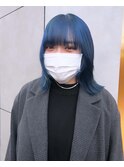 【ブリーチ＋ワンカラー】カラーリストSHIORI/ブルー