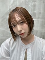 ロンド ストラーダ 心斎橋(Lond strada)&nbsp;シルキーベージュ×グレージュカラー【髪質改善/縮毛矯正】