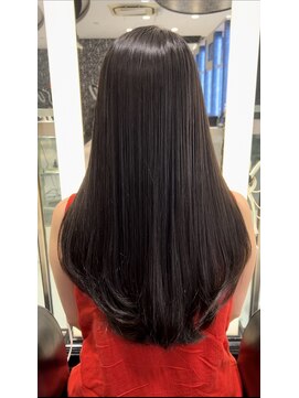 エアー 銀座タワー(AIR) プレミアムケアカラー/髪質改善/美髪/ツヤ髪スタイル　【榛葉】