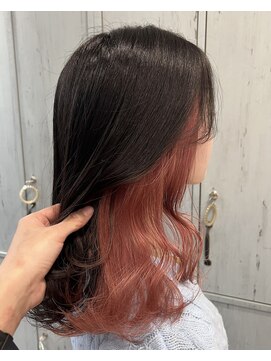 シュシュバイジャガラ 千葉駅北口店(chou chou byJAGARA) ピンクインナーカラー【chou千葉・千葉駅】