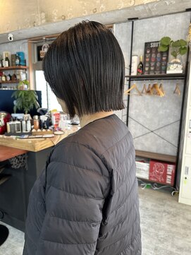 シールドヘアー 沖縄 新都心(C'LD Hair) 【C’LD 】切りっぱなし/ぷつっとボブ/ミニボブ/ショートボブ