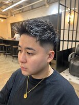 steelo スパイキーショート×アップバング