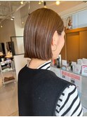 パツっと顎ラインボブ