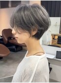 大人似合わせレイヤーカット30代40代50代ショート×アースカラー