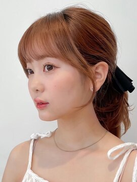 ノイ(noi) 顔周りレイヤーカットくびれヘアミルクティーベージュカラー