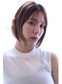 【船橋Luen】ミニボブ×ティーベージュ