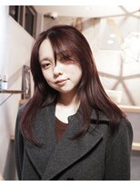 ノン(N.O.N.)&nbsp;顔まわりレイヤー×ルビーブラウン