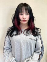 モリグリーン(MORI GREEN)&nbsp;◆フェイスフレーミングデザインカラー【レッド】暗めカラー