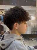 メンズマッシュ×シャドウパーマ
