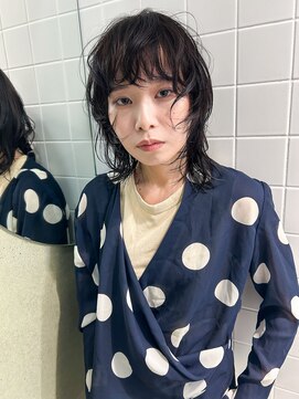 ダンボ(DUMBO) 【sayaca】レイヤーパーマ/黒髪パーマ/ウルフパーマ