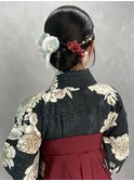 卒業式ヘア タイトヘア 袴着付け【maiko】