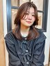 【韓国風スタイル】韓国風小顔レイヤーカット＋髪質改善トリートメント￥13800