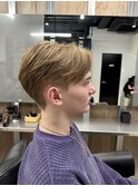 韓国マッシュスペインカールスパイキーショート短髪