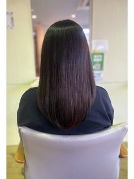 キハラ KIHARA 和泉中央店 ★V字レイヤー×ブルーベージュ