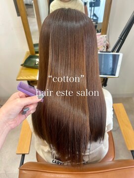 コットン(cotton) 髪質改善ストレートエステ