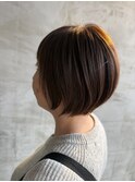 ショート/春ショート/ショートミニ/マロンベージュ/春ブラウン