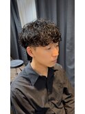 波巻きパーマ