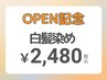 ☆ご新規様限定価格☆白髪染め 全体染め2,980円→2,480円（寝屋川）