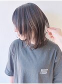 【松戸　テラカド】大人ミディアムレイヤーウルフ黒髪