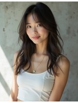 モードケイズ 調布店(MODE K's)&nbsp;レイヤーカット_韓国顔周り前髪カットブリーチ調布