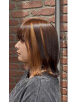 コノア スパーク(Conoah spark)&nbsp;高めインナーカラー☆ブラウンベージュ♪