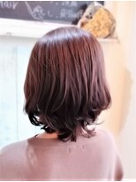 リエットヘア(Lie et.hair)&nbsp;西尾市でツヤとやわらかさを叶えるピンクブラウンボブ