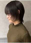 オリーブグレージュ×ウルフフェイスレイヤー